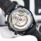 Swiss Replica Omega Speedmaster Chronograph Black Dial Black Bezel Black Leather Strap Watch (7)_th.jpg